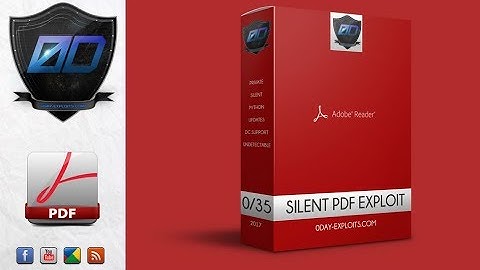 Silent PDF Exploit - Convert .exe to .pdf - CVE 2017 by 0day-exploits.com