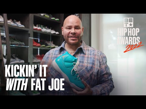 Fat Joe Is Showing Us His Dope Sneaker Collection! | Hip Hop Awards '22