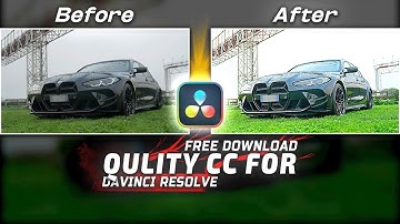 FREE Pro-Level CC for DaVinci Resolve | Get the After Effects Look! (Car Edits, AMVs, etc.
