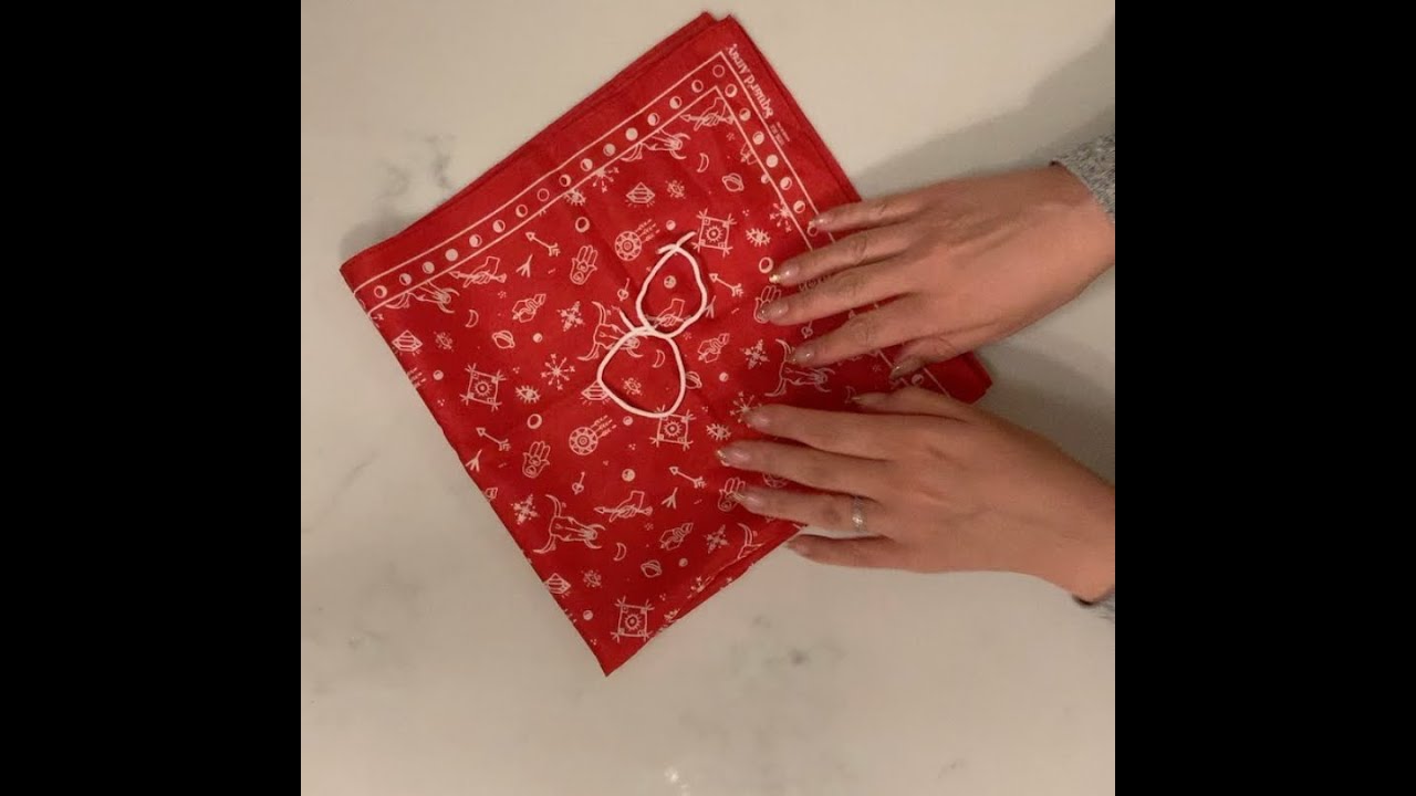 No-Sew Bandana Mask Tutorial - PT 1
