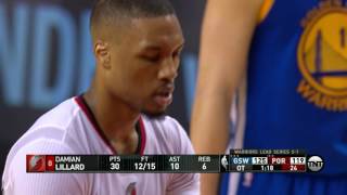 Golden State Warriors vs Portland Trail Blazers - Game 4 - FULL OVERTIME | May 9, 2016