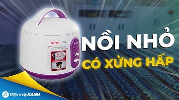 NỒI CƠM nắp gài nhỏ nhắn có kèm xửng hấp