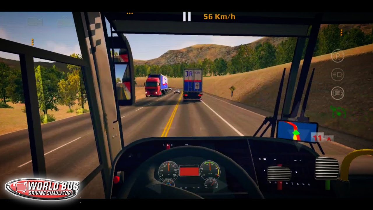 World Bus Driving Simulator  GamePlay #6 (Driver's Cab/Interior