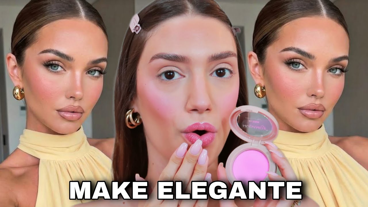 MAKE DELICADA QUE TODA MULHER TEM QUE SABER FAZER *MAQUIAGEM ELEGANTE E SIMPLES*