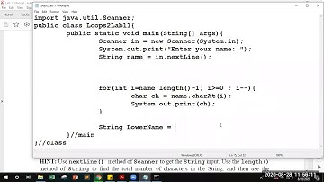 Lab11 Recorded Session-2 | Use of Strings and its Methods | Komal Arif | #java #programming