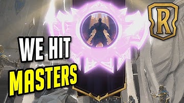We Hit MASTER Rank!! (Road to Masters #10) | Legends of Runeterra