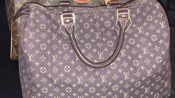 Louis Vuitton Sepia Monogram Mini Lin Idylle Speedy Bandouliere 30