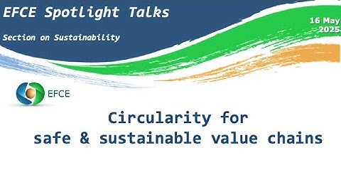 Circularity for safe & sustainable value chains