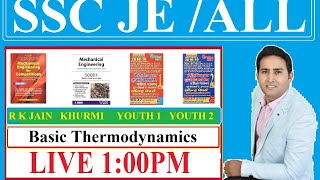 14. SSC JE 2020 ME, Basic Thermodynamics All Books Practice Session