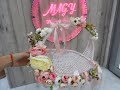 DIY  Wedding basket decoration/Украшение свадебной корзины/Զամբյուղի ձեվավորում ծաղիկներով/