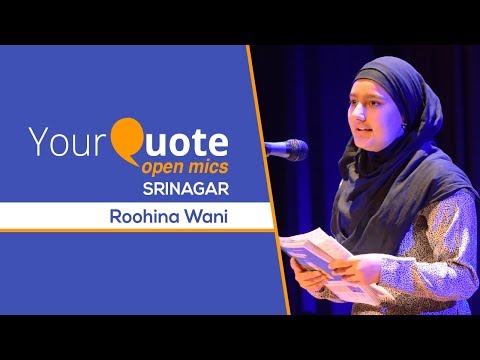 'Maa' by Roohina Wani | Hindi Poetry | YQ - Srinagar (Open Mic 7)