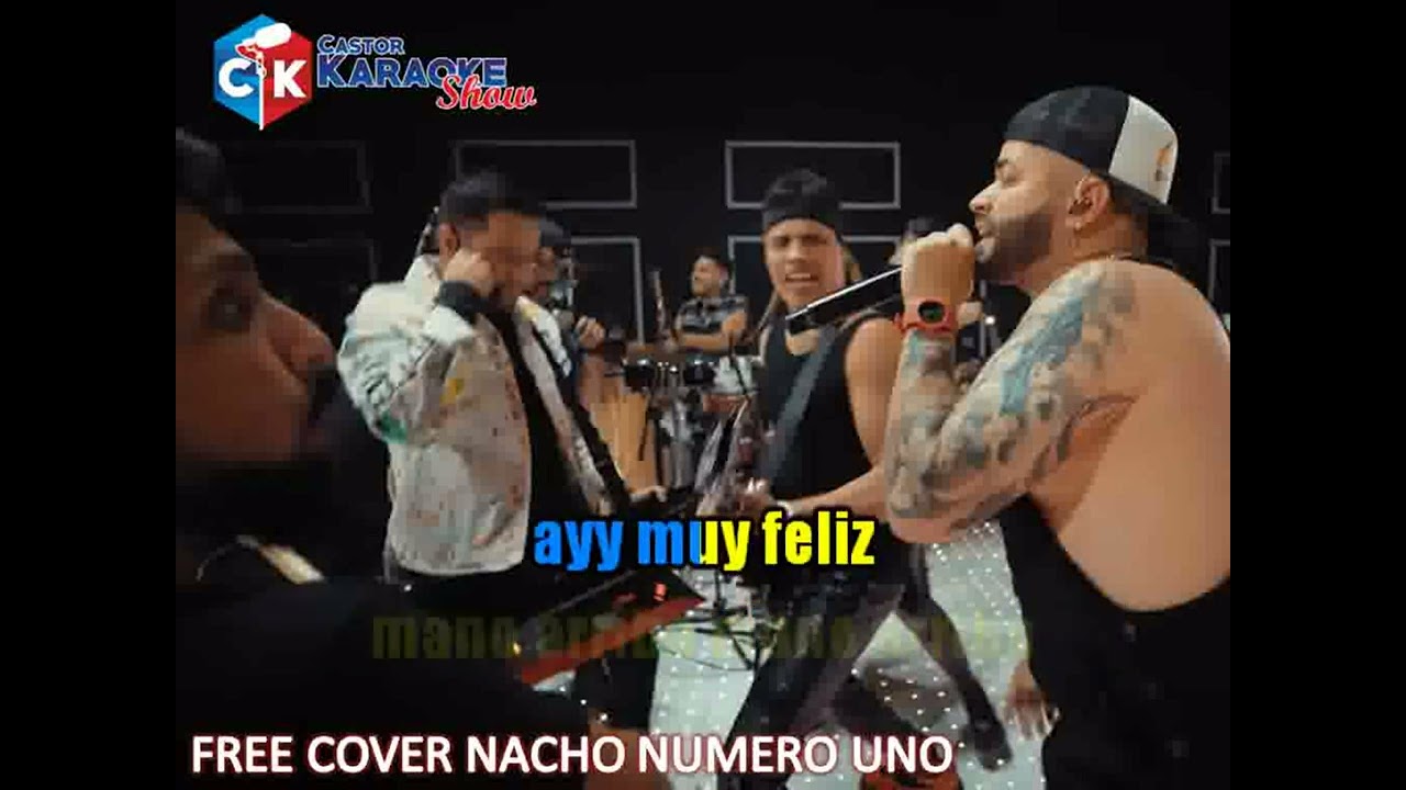 karaoke free cover nacho numero uno by castor karaoke show