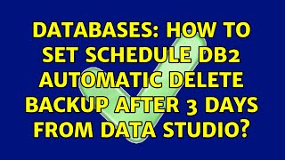 Famous Databases: How to set schedule db2 automatic delete backup after 3 days from data studio? Net Worth