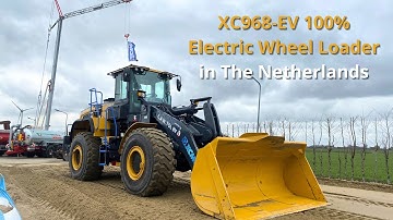 XCMG 100% Electric Wheel Loader in The Netherlands - XC968-EV