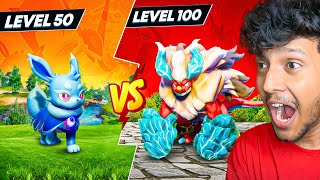 God Nox Vs 100 Lvl Powerful Blazemut Palworld Techno Gamerz 