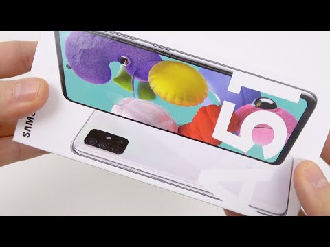 Samsung Galaxy A51 Unboxing Quad Camera Midrange Prism Crush Phone