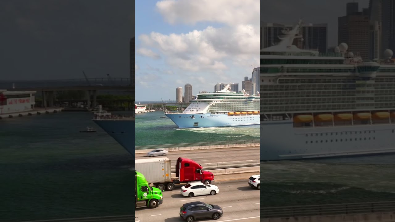 Freedom of the Seas in Miami #cruise #miami #royalcaribbean