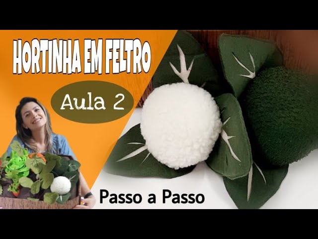 Hortinha em Feltro #5 – Cogumelo em Feltro – Passo a Passo – Vapt Vupt