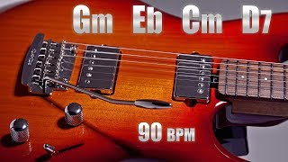 Vignette de la vidéo "Emotional Sad Guitar Ballad Backing Track G minor"