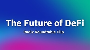 What is your vision of the future of DeFi?
