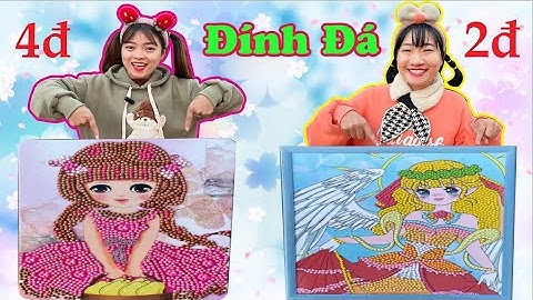 Chị Tuyết Và Chị Hằng Làm Tranh Đính Đá Siêu Xinh | Tuyết Tuyết TV