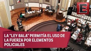 Congreso de Puebla derogan 'Ley Bala'
