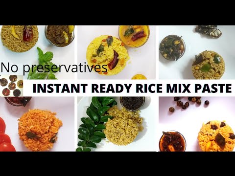 Instant Homemade Ready Rice Mix Paste~No preservatives ~ Store For More than 30