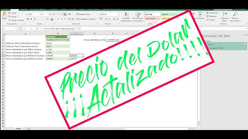 Excel con tasa de Cambio $ por Bs ¡AUTOMÁTICAMENTE!