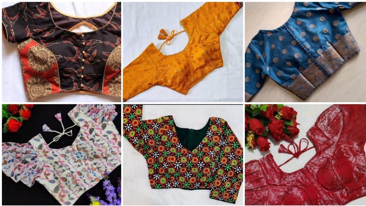 Simple Blouse Stitching Styles YouTube Simple Blouse Stitching Styles YouTube