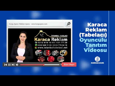 İstanbul Tabela (Karaca Reklam) Oyunculu Tanıtım Videosu
