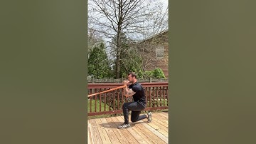 Band Zercher Split Squat