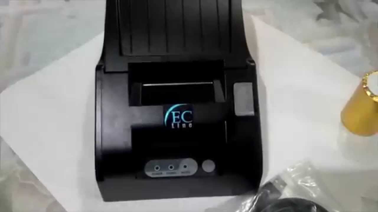 Revisión de impresora EC-Line 5890X - YouTube