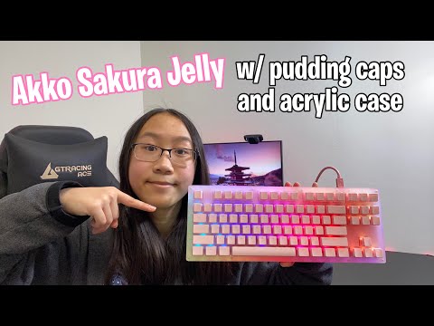 Akko Sakura Jelly 3087 With Gateron Pink Switches Review