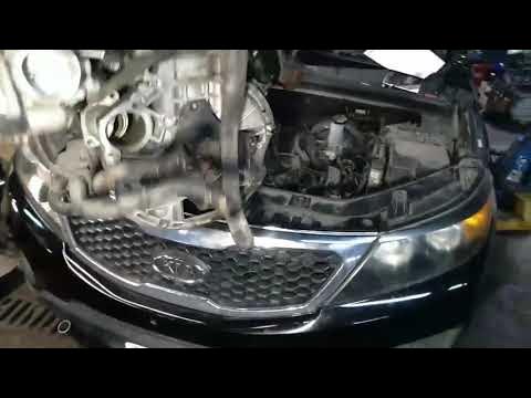2012 Kia Sorento engine removal - YouTube