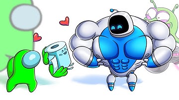 The Best ASTRO BOT Stories | Mini Crewmate Travel to Astro Bot Universe | Among Us Animation