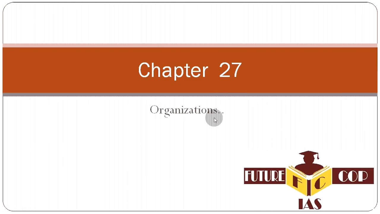 chapter 27 environment organizations - YouTube