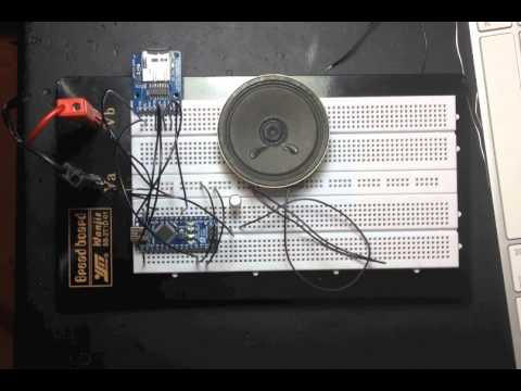 Arduino WAV Audio Player - YouTube