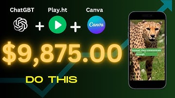 How to make PASSIVE income with a FACELESS AI automated channel using 5 FREE tools (chatgpt & canva)