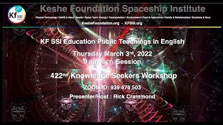 TRA P1 422nd Knowledge Seekers Workshop; March 3, 2022
