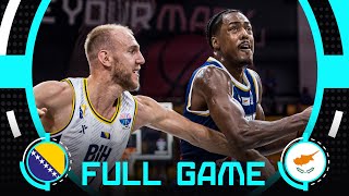 Group Phase | Bosnia and Herzegovina v Cyprus | Full Basketball Game | FIBA EuroBasket 2025