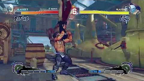 Ultra Street Fighter IV Vega pass threw Glitch???