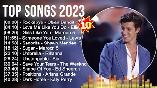 Top Songs 2023 - Miley Cyrus, Ed Sheeran, ZAYN, Charlie Puth, Bruno Mars, Dua Lipa, Maroon 5