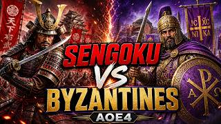 1v1 Sengoku vs Byzantines - AOE4
