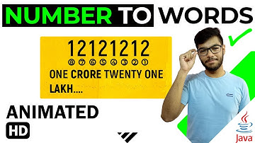 Java Program to convert NUMBER into WORDS | Java Program to Convert NUMBER to WORDS | REAL SOLUTION