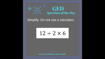 GED QOD: Order of Operations 2