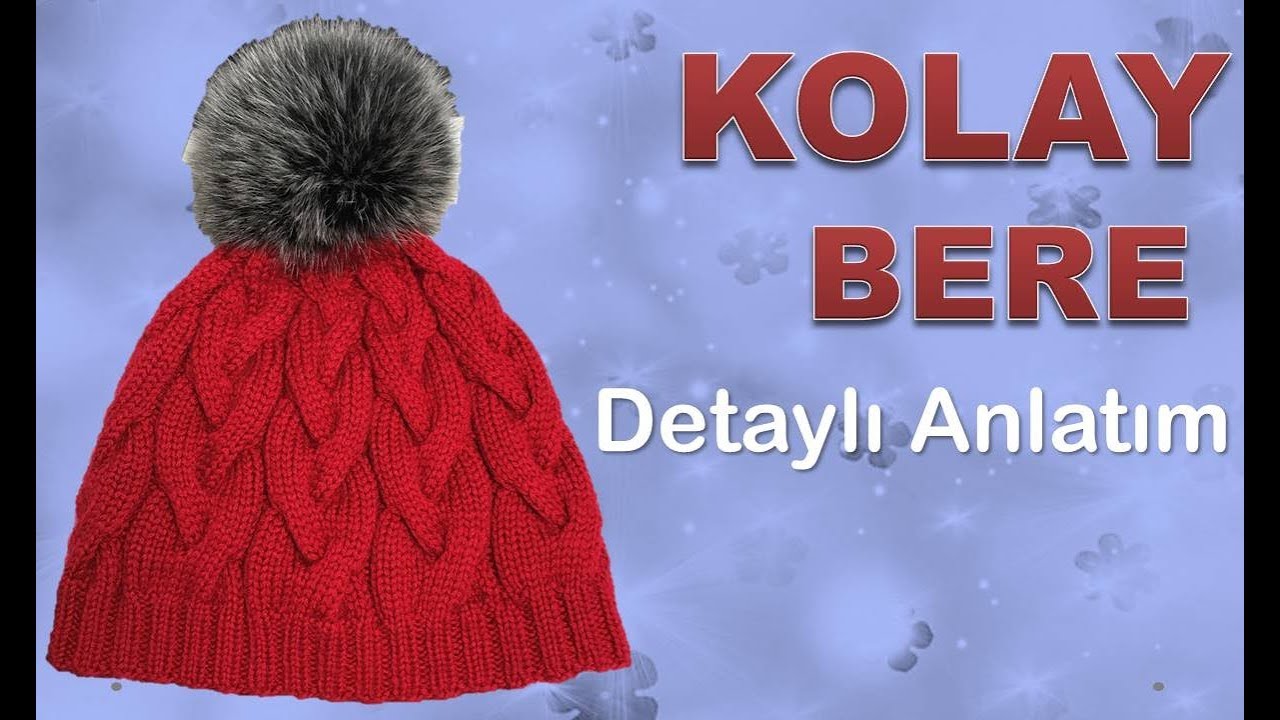 ÇOK KOLAY BERE. İki Şiş ile. Detaylı Anlatım.