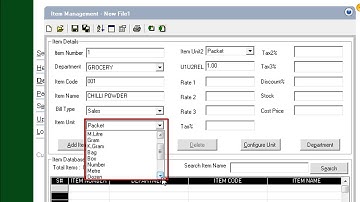WeP BP-2100 Billing Printer Hindi-How To Configure Database From Retail Utility And Excel File-21