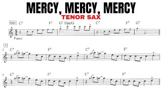 MERCY, MERCY, MERCY | TENOR SAX