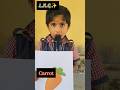 Vegetable Name's &amp; with Spelling | LKG Activity