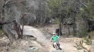 Riding 160Cc On Mad Mini Track In Sydney